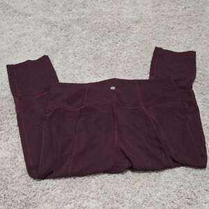 lululemon athletica Burgundy Leggings